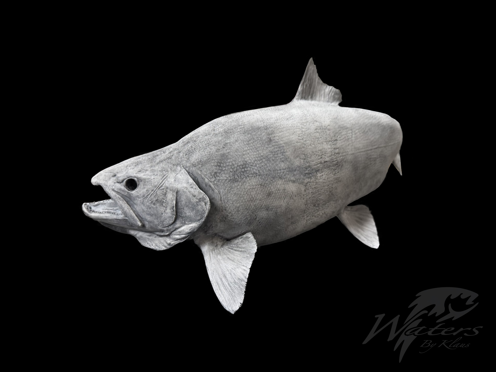 Unpainted 3D Printed Arkansas Brown Trout sold by Waters by Klaus.